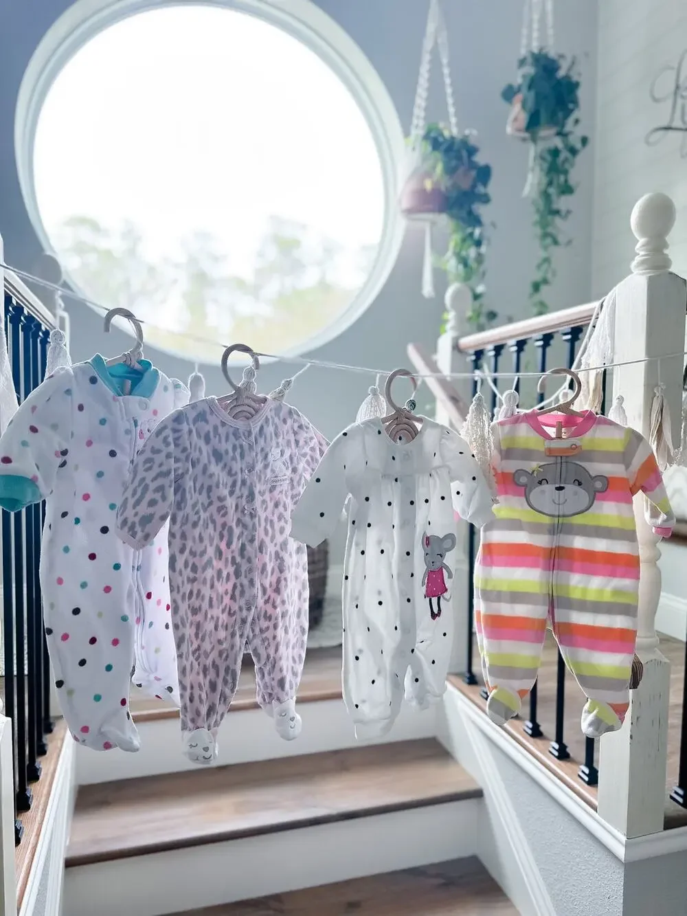 Bulk Lot 4 Cozy Fleece Footed Pajama Sleepers 3mths